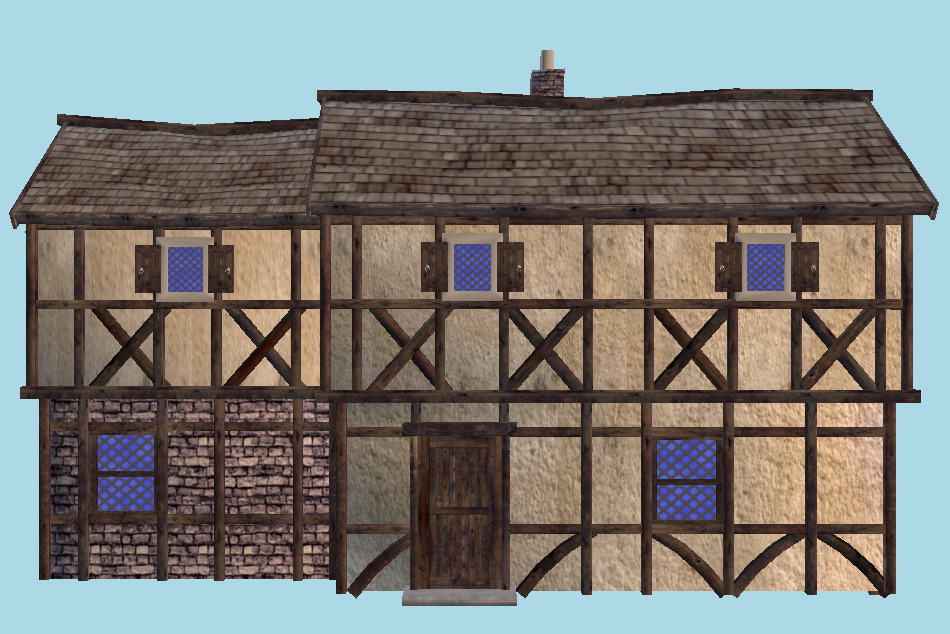 Medieval House 3d model